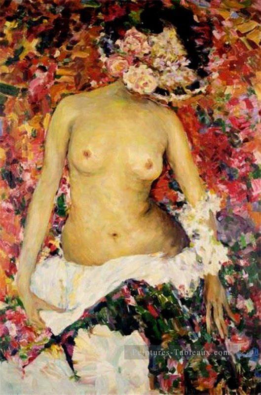 nude 1 Filipp Malyavin modern contemporary impressionism Peintures à l'huile